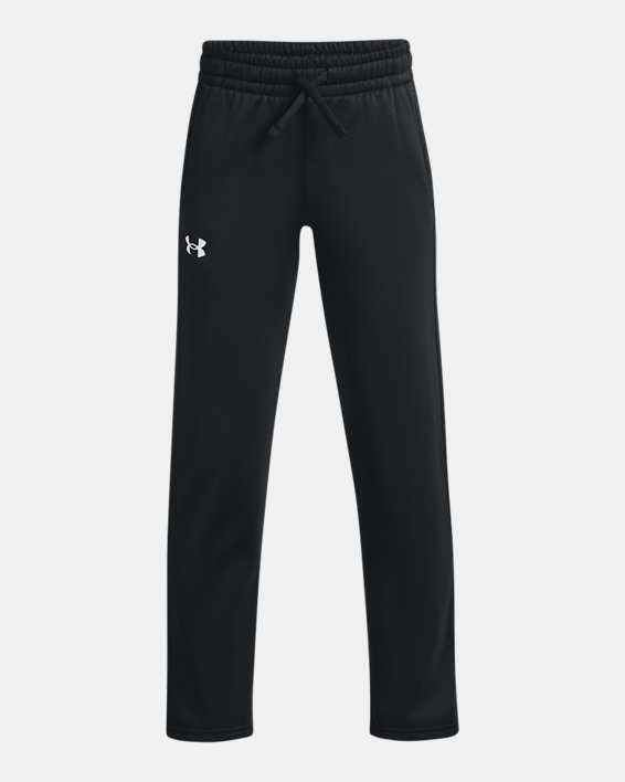Boys' Armour Fleece® Pants, Black, pdpMainDesktop image number 0